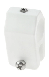 Кронштейн скользящий для рамы тента 7/8" (22,2 мм), пластиковый белый (C0006W, C0006-W, 10261833)